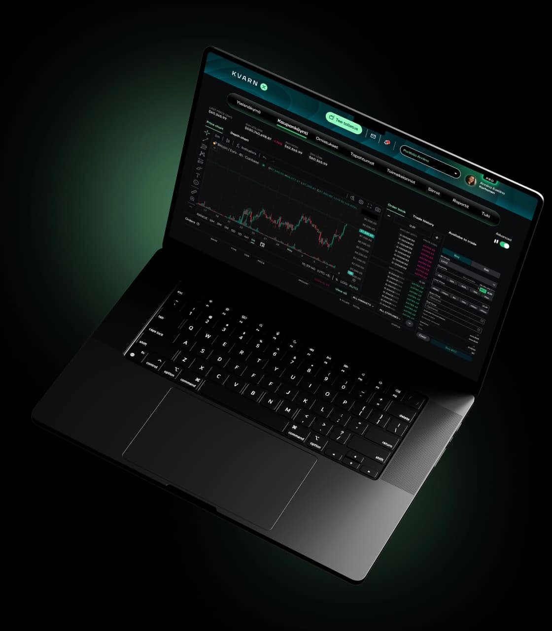 Kvarn X Advanced kaupankäyntialusta